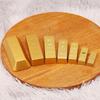 Brass Gold Bar Prop - Home Decor, Shop Display, Housewarming Gift, Solid Handicraft