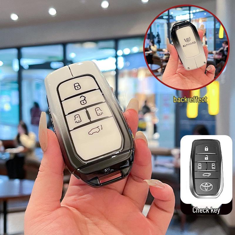 Metal Key Case for Toyota Sienna, Granvia, Alphard & Vellfire - Fits 24 Models