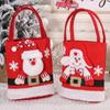 Santa Claus Christmas Handbag Snowman Christmas Gift Bag Cartoon Candy Tote Bag  Sack