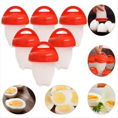 Non-stick Silicone Boiled Eggs Cup Kitchen Egg Cooker Poachers Silicone Steamed Egglettes Cooking Accessories Gift Kitchen Tools