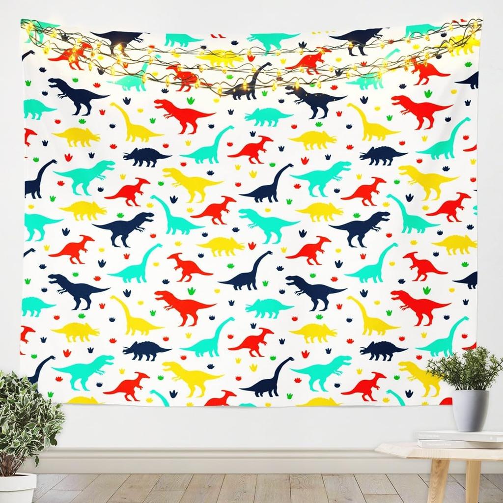 3D Parrot Tapestry,Palm Leaves Floral Wall Hanging Art Kids Boys Girls Home Room Decor,Tropical Wild Animal Plant Wall Blanket