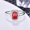 Lindon Classic Copper Alloy Zircon Ring Ladies Jewelry Wedding Promise Party Gift