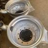 Multi-functional Steel Wheel Hub Firewood and Coal Stove for Rural Home Use