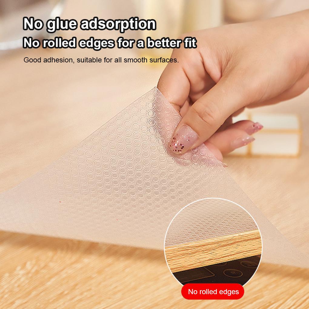 Refrigerator Multifunction Mat Non-Slide Transparent EVA Heat-Insulation Place Mats Oil-proof Table Liners Household Cabinet