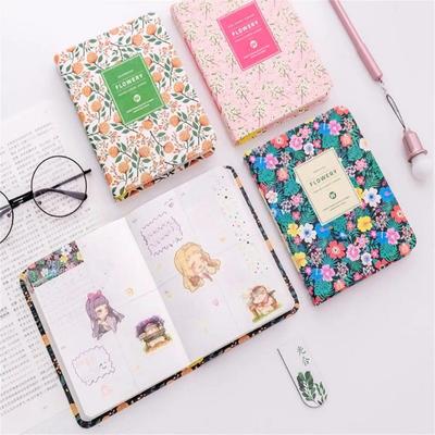 1 ks Kawaii A5 A6 Rozvrh Vintage Roční deník Týdenní Měsíční Denní Plánovač Květinový Organizér Papírový Zápisník Školní Agenda