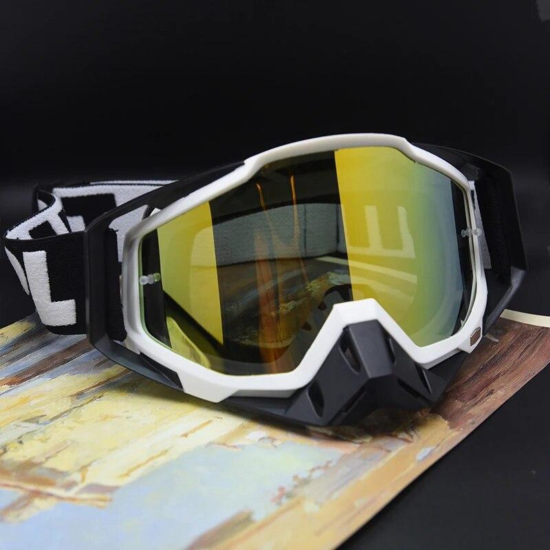 TOIIPL Herren Motorradbrille Motocross Brille Enduro Anti-Fog Radfahren Moto Dirt Bike MX MTB Reiten Sonnenbrille Skibrille