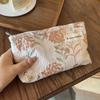 Ins Style Gentle Embossed Cosmetic Bag Portable Travel Storage Bag