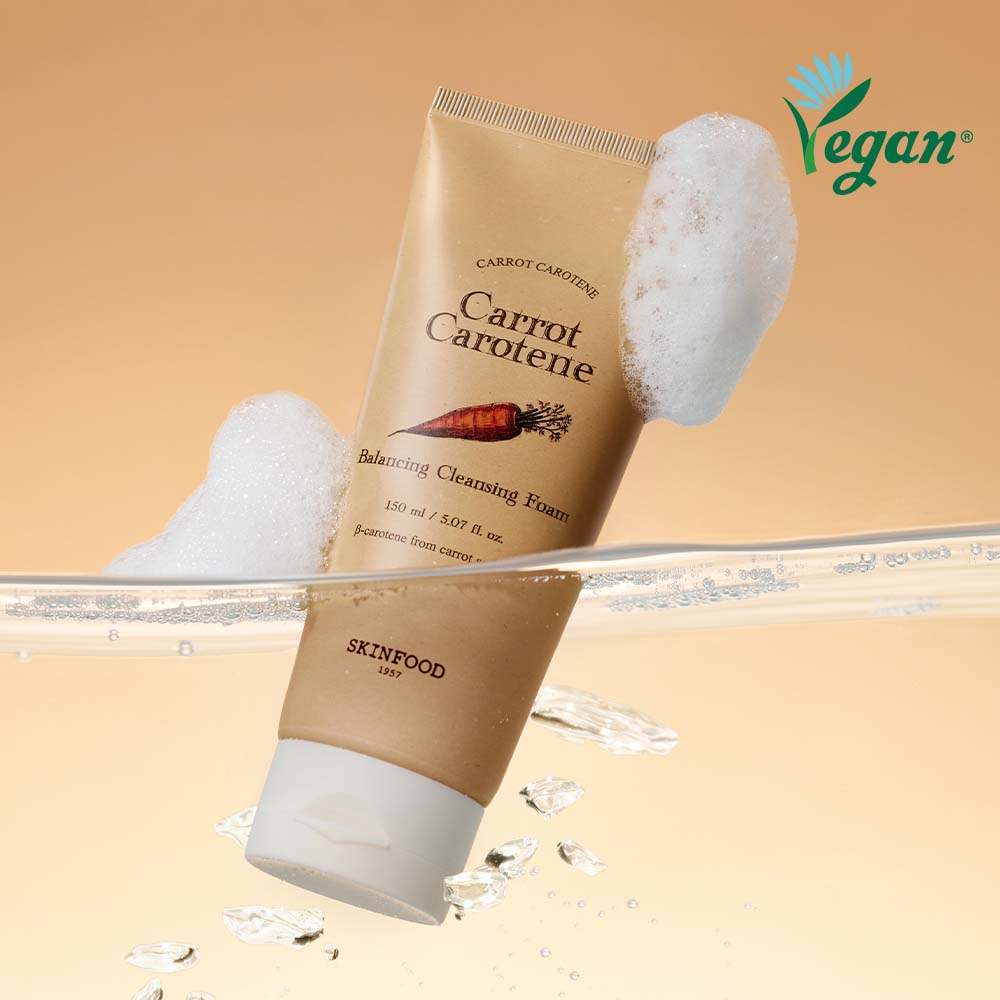 

SKINFOOD Балансирующая очищающая пенка с морковью и каротином