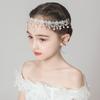 Pearl Flower Princess Lovely Hairpin Children's Headdress Dress Accessories Forehead Headchain