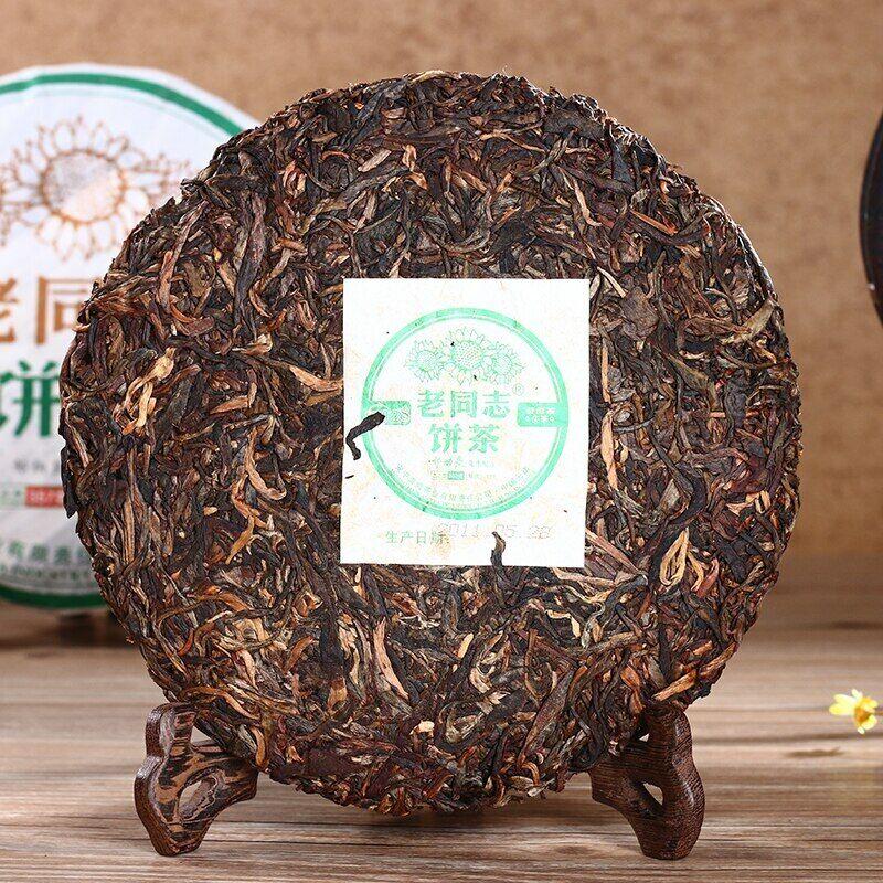 Chá Puer Shen 2012 Ano Haiwan Velho Camarada 9928 Lote 121 Chá Puer Cru 357g