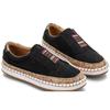 Large Size Women's Shoes Flat Bottom Color Matching Loafers Women's Platform Casual Shoes Sports Style One Pedal Single Shoes Women
