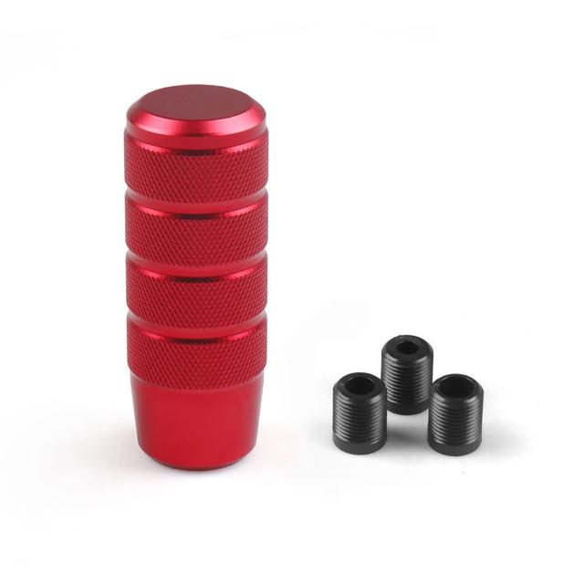 95MM Universal Non-Slip Gear Shift Knob Manual Transmission Aluminum Knurled Shifter Lever Knob