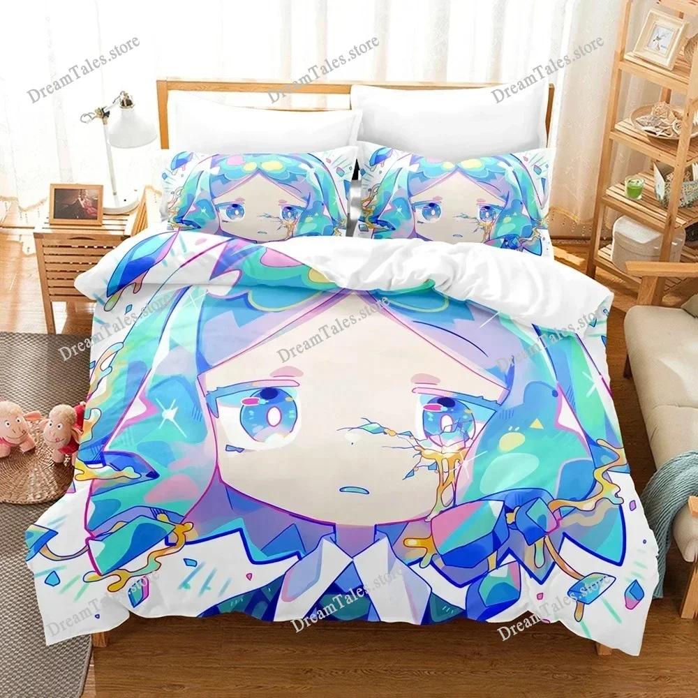 3D Print Anime Houseki No Kuni Bedding Set Boys Girls Twin Queen Size Duvet Cover Pillowcase Bed Kids Adult Home Textileextile74