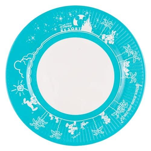 Park Tableware Motif Plate (Blue) [Park Exclusive] Park Food Design 2022 Merchandise Souvenir