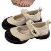 French ugly cute Mary Jane loafers women's 2025 new autumn small fragrance with skirt comfortable cloud puff shoes