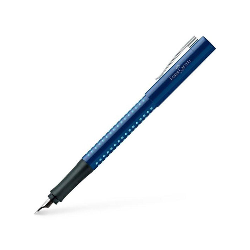 

Перьевая ручка F Fine Point Grip 2010 Синяя 140925 Обычная импортная продукция Faber-Castell Двойного назначения