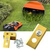 0.6MM Lawn Mower Blades for Mammotion Luba Robot Double Hole Mower Blades Stainless Steel Mower Blade Set Lawn Mower Supplies