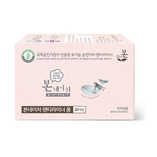 

Organic Bon Nature Ultra Slim Panty Liner Long 32P