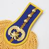1 Pair Drum Horn Band Epaulets - Tassel Fringe Chain Shoulder Badge Applique for Uniform Costume & Performance