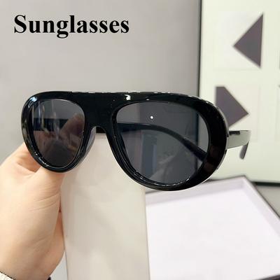 New Fashion Sunscreen Uv400 Sunglasses Women'S Fashion Street Shooting Trend Hundred Sunglasses Outdoor Essential Glasses