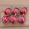 6pcs Cartoon Electroplated Christmas Hanging Balls 6cm Merry Christmas Tree Decor  Children Gifts
