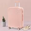 JOURHEY SHI Women's ABS Striped Silent Wheel Travel Luggage