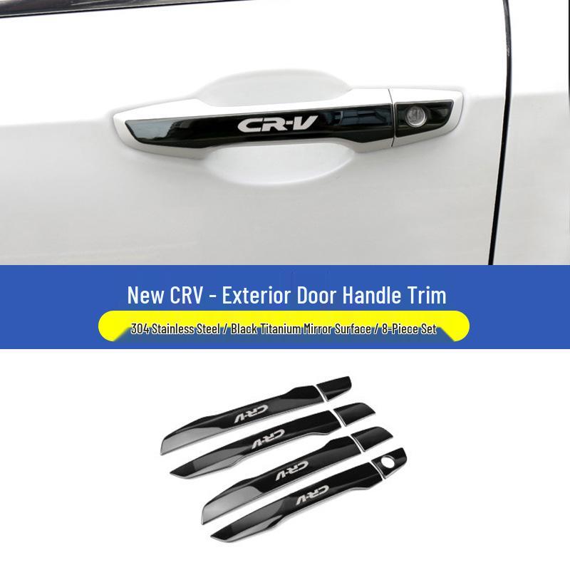 Fits 17-26 Honda New CRV Door Handle Bowl Sticker - Decorative Protection Accessory