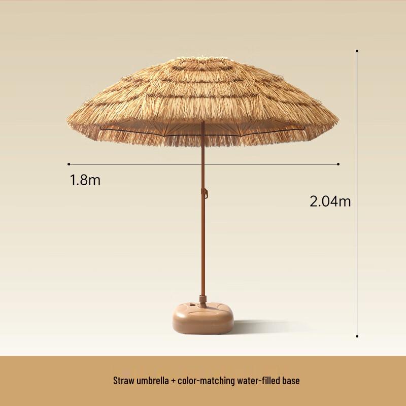 OEING Verstellbarer Outdoor-Strohhut mit Laterne