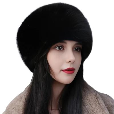 1PC Ohrenschutz Dicke warme Winter Damenmode flauschige Plüsch Hut Schnee Ski Cap Kunstfell