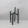 Creative Black Geometric Metal Interwoven Candle Holder Decoration Ornament, Home Living Room Decoration, Candle Holder Holder