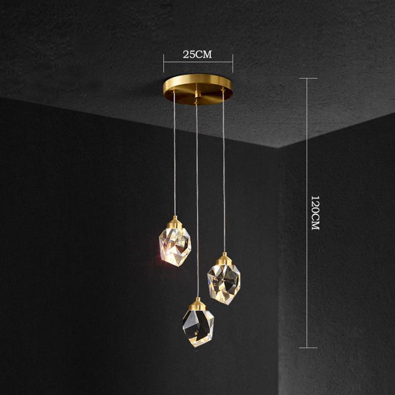 Deckenleuchte Heimdekoration Wohnzimmer Moderner Deckenleuchter Kristall Hängeleuchte Schlafzimmerlampe LED Esszimmer Küche