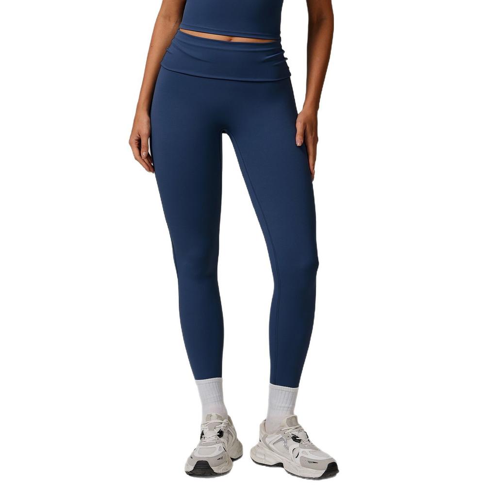 New Style Flip Waist Tight High Waisted Yoga Pants With Hip Lifting And Versatile Casual Tight Sports Pants For Women