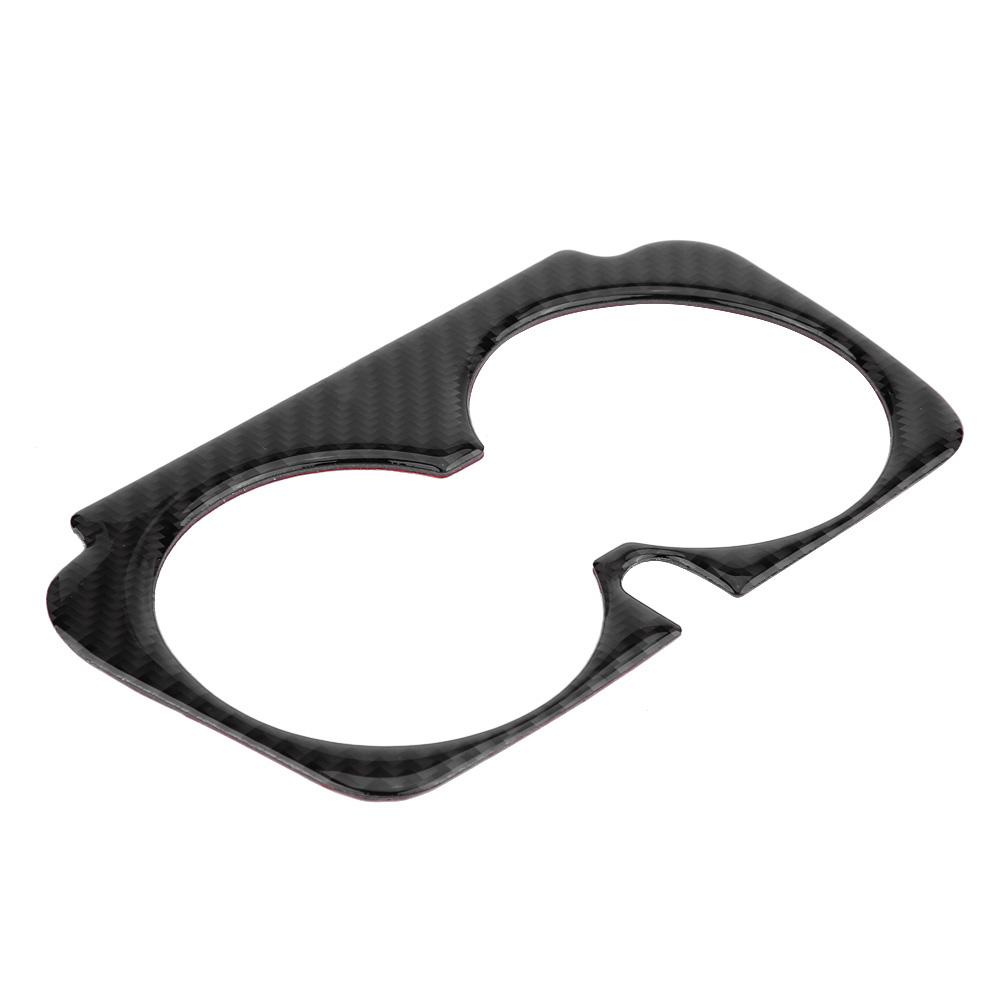 Carbon   Car Cup Holder Trim Sticker for   C Class W205 C180 GLC