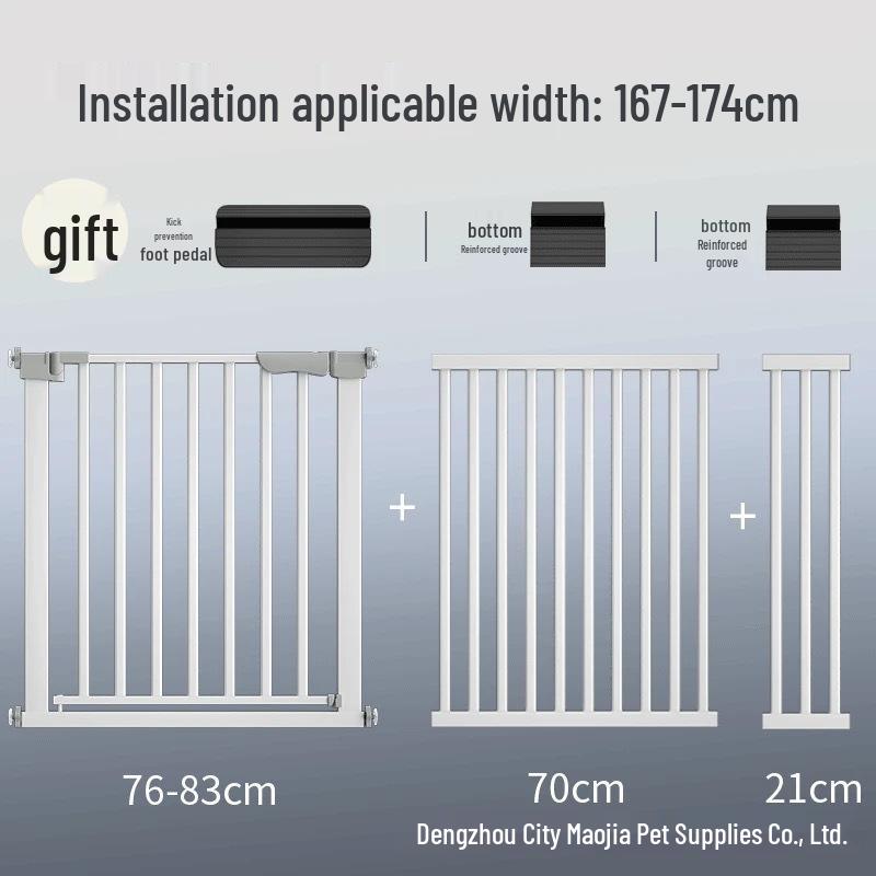 Indoor Pet Gate & Stairway Guard - No Drill Dog Fence & Playpen