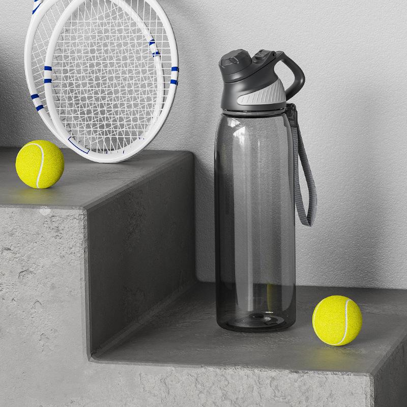 

Чашка для прямого питья из импортного материала, чашка для воды, спортивный чайник большой емкости 700ml серый