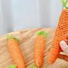Cat Toy Sound Carrot Shape Teasing Cat Stick Unboring Molar Stick Bite Resistant Cat Scratch Board Pet Products