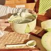 ZISIZ Cute Green Pear Ceramic Noodle Bowl Set