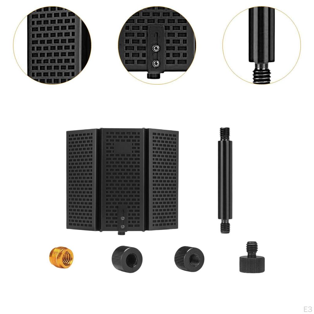 , Reflection Filter, Vocal Recording Panel, Sound Absorbing Foam for Singing, Podcasts