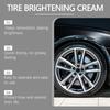Tire Polishing Wax 100G Tire Maintenance Paste Delivers Lasting Shine & Protection for Car Owners & Maintenance Pros
