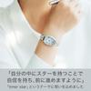 Citizen Wicca Solar Radio Wave Waterproof Watch Silver White Analog Women's Business Simple Gift 38mm