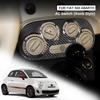 Carbon Fiber AC Switch Frame Sticker for Fiat 500 Interior