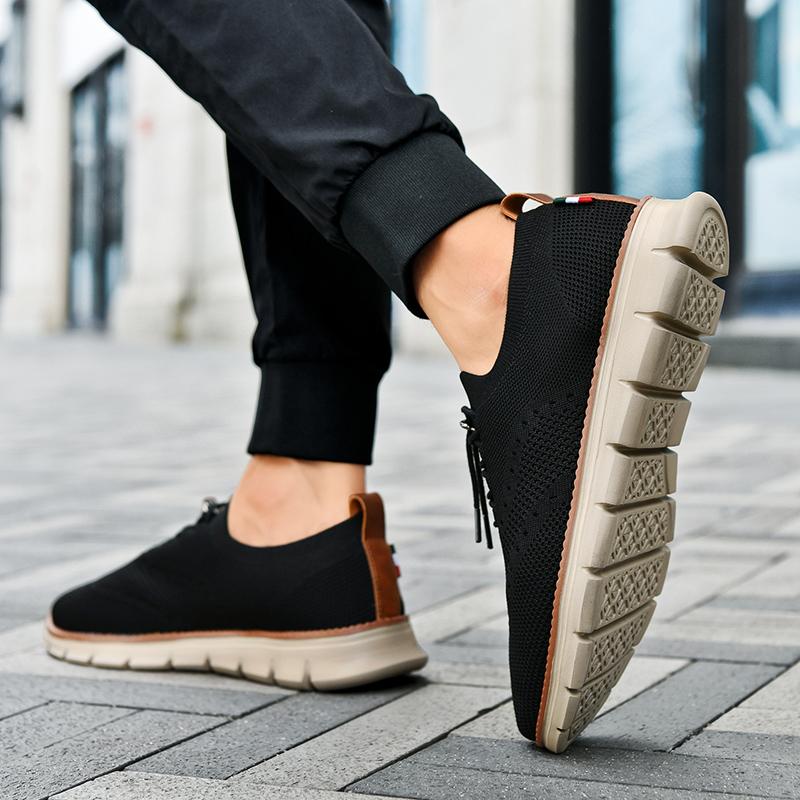 TUINANLE Herren Sneaker Übergröße 40-50 Schuhe Lässige Sneaker Atmungsaktive Mesh-Schuhe