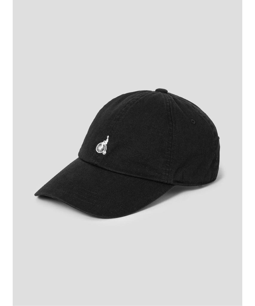 Binpolaegseseoli Oversized Cotton Twill Washed Ball Cap - Black