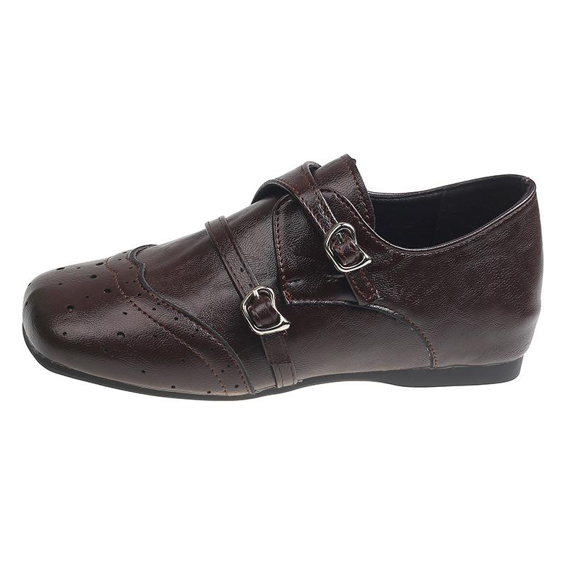 

High-top Retro Patterned Platform Women s Soft-soled Shoes 35 коричневый