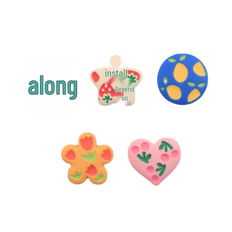 Large Drip Oil Flower Resin Accessories: Phone Case, Hair Tie, Hair Clip, Jewelry, Cup Sticker, Pencil Box