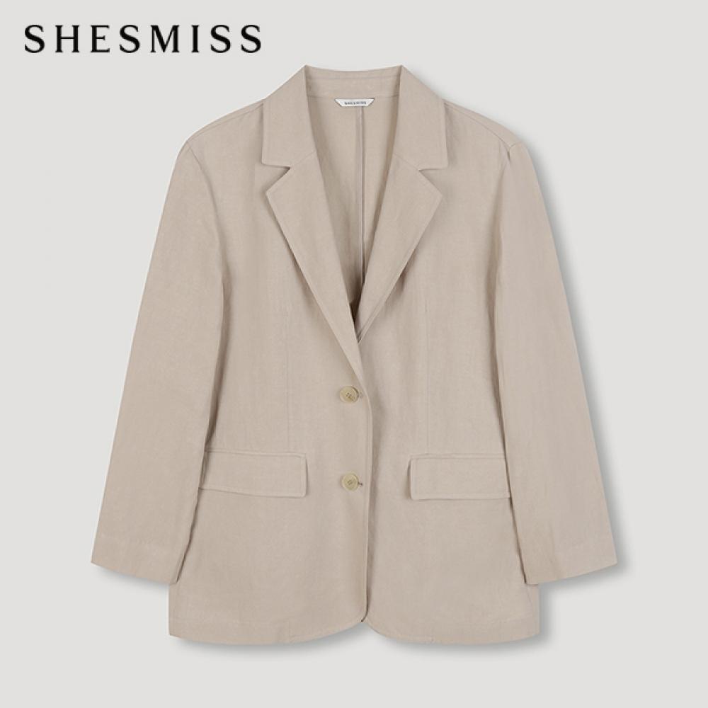 

She S miSS Льняная смесь свободная куртка Swwjkn21100 Be beige/55