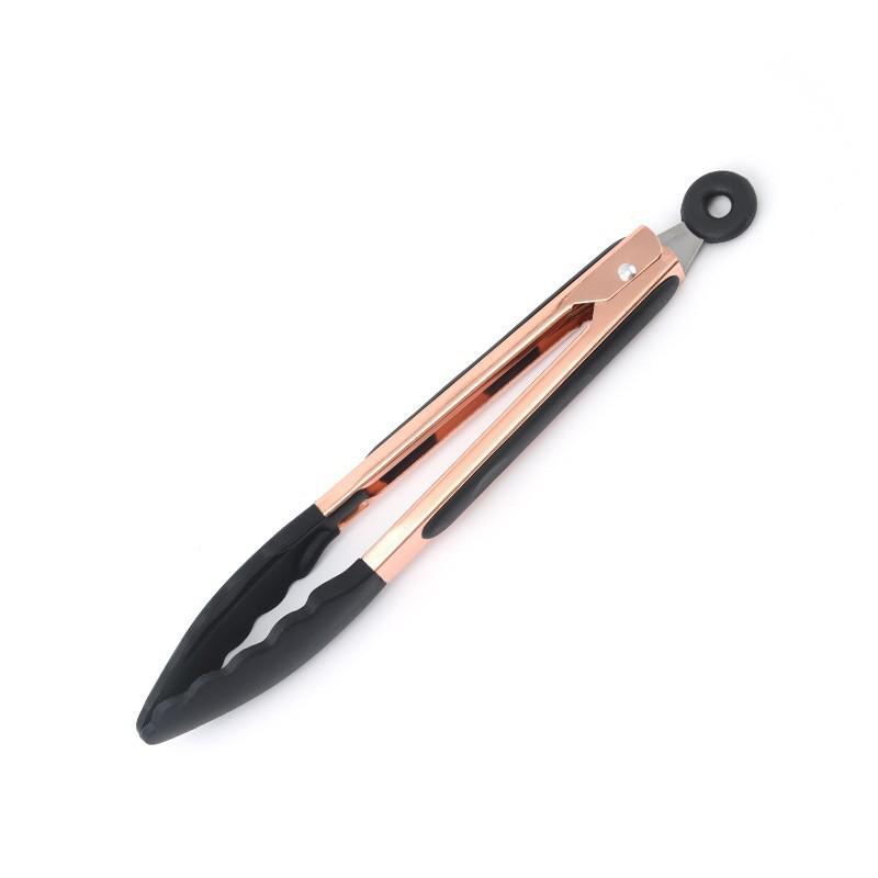 304 Stainless Steel Anti-Scald Kitchen Tongs for BBQ, Vegetables, Bread, and Meat