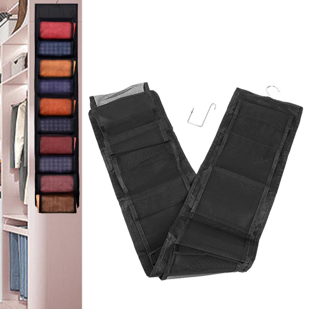 Hangings Closet Organizer Behind The Door Storage Organizer 20 Grids Transparent Behind The Door Storage Organizer Over The чёрный
