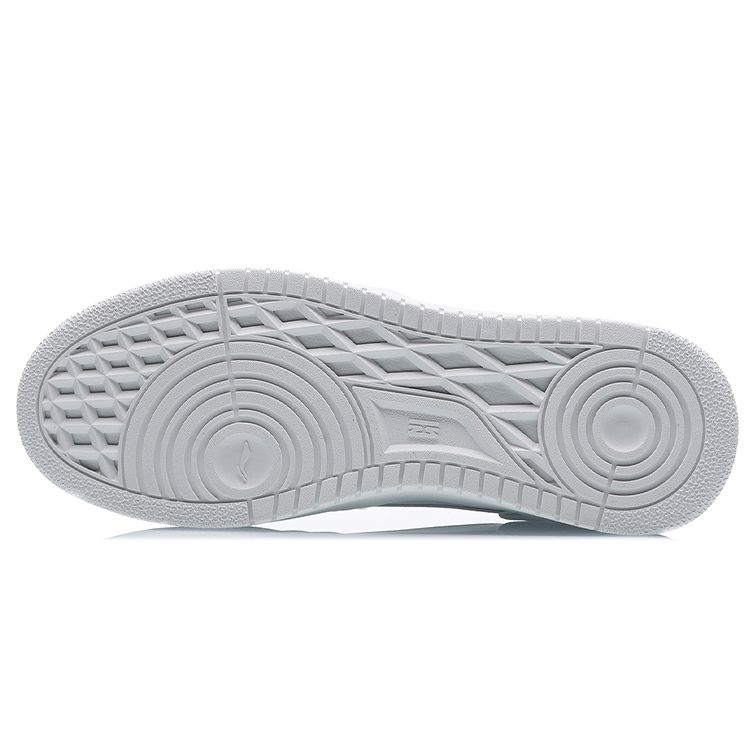 Li-Ning Durable Breathable Low-Top Skate Shoes Men Sneakers White Orange AGCQ449-1