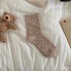 Spring and autumn mid-calf socks for women, summer thin and versatile, college-style, rolled-up polka dot sports, pile long socks